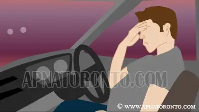 feel drowsy while driving