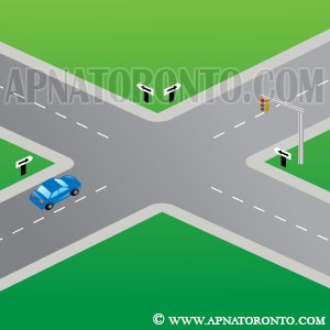 turning left onto a one-way road