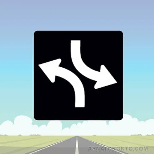 The lane is only for two-way left turns