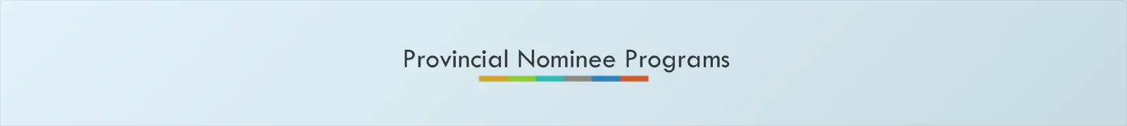 provincial nominee program